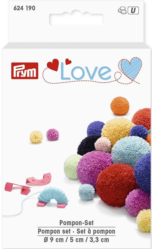 Приспособление для изготовления помпонов Prym Love (3 размера)
