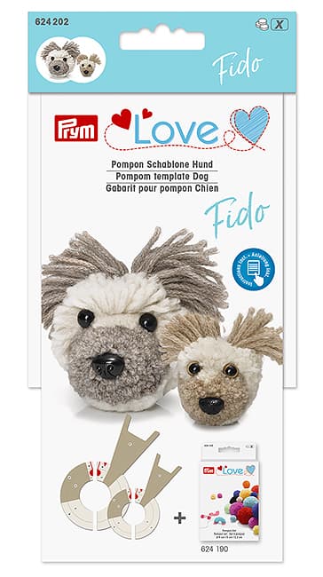 Шаблон для помпона Prym Love, Собака Фидо undefined