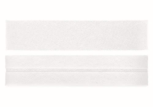Косая бейка х/б (20мм), белый undefined