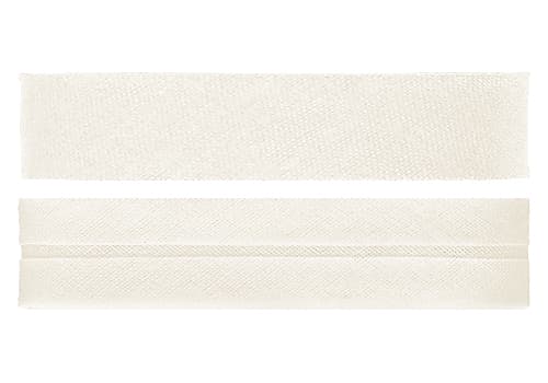 Косая бейка х/б (20мм), белый натуральный undefined