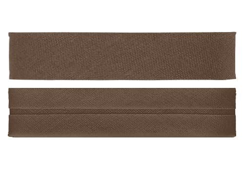 Косая бейка х/б (20мм), коричневый средний undefined