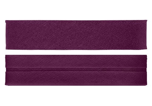 Косая бейка х/б (20мм), цвет ежевики undefined
