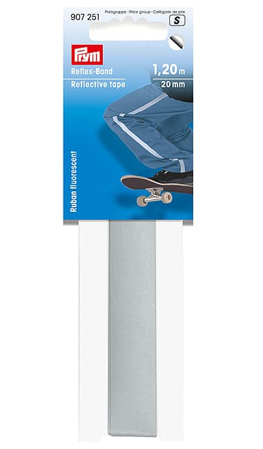 Светоотражающая самоклеящаяся лента 20мм х 1,2м, серебристая undefined