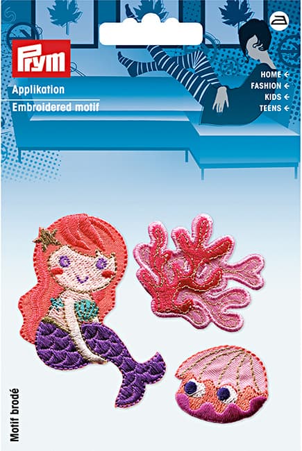 Аппликация Русалка (3 шт) undefined