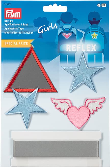 Аппликации и лента Girls, светящиеся и светоотражающие undefined