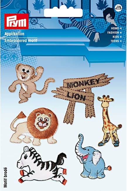 Аппликация Зоопарк (6шт) undefined