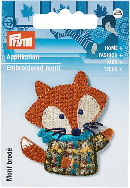 Аппликация Лисичка коричневый/разноцветный undefined
