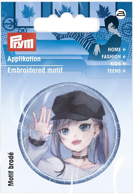 Аппликация Девочка в кепке undefined