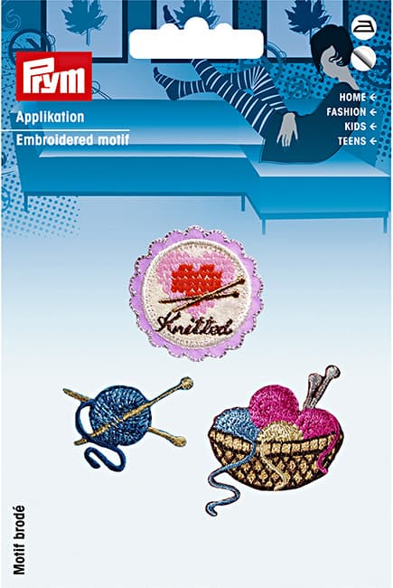 Аппликация Набор шерстяной пряжи 35х35/35х40/30х30мм (3шт) undefined