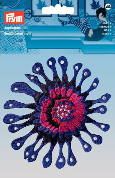 Аппликация Клякса большая 100х100мм, фиолетовый undefined