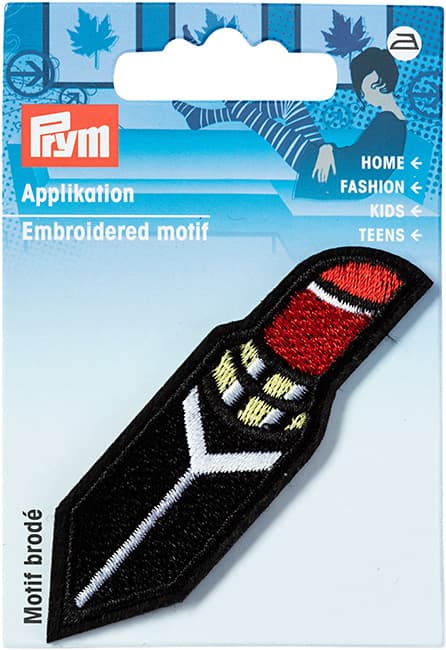 Аппликация Помада красная 176х24мм undefined