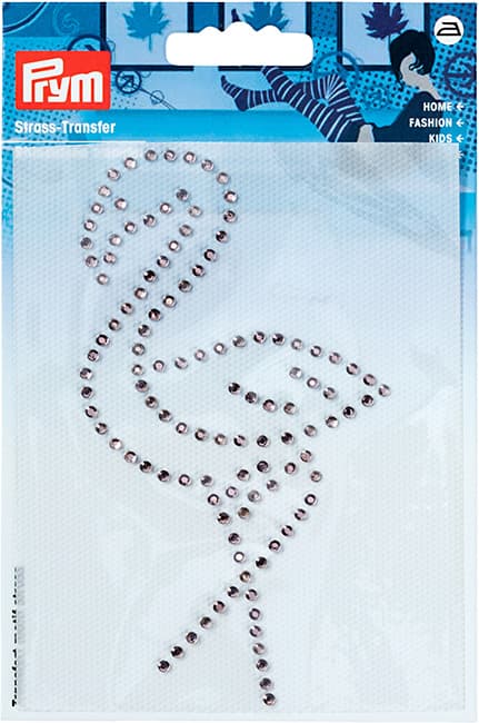 Аппликация термостразы Фламинго, розовое золото 125мм undefined