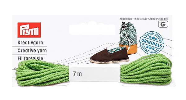 Декоративная нить для эспадрилий 7м, зеленый undefined