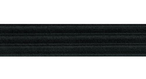 Резинка в рубчик 25мм, черный undefined