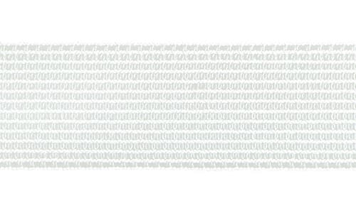 Мягкая полупрозрачная резинка 40мм, белый undefined