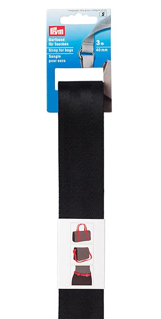 Лента-ремень для сумок 40мм х 3м черная undefined