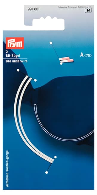 Косточки для бюстгальтера (А-75) белый, пара undefined