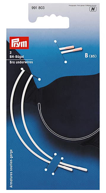 Косточки для бюстгальтера (В-85) белый, пара undefined