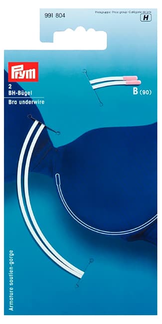 Косточки для бюстгальтера (В-90) белый, пара undefined