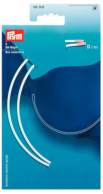 Косточки для бюстгальтера (D-110), белый, пара undefined