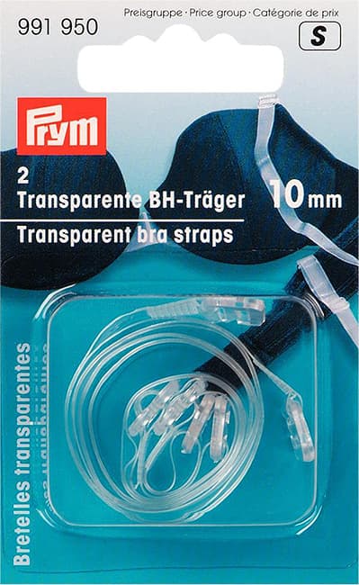 Бретельки силиконовые  (пара, шир.10мм, прозрачные) undefined