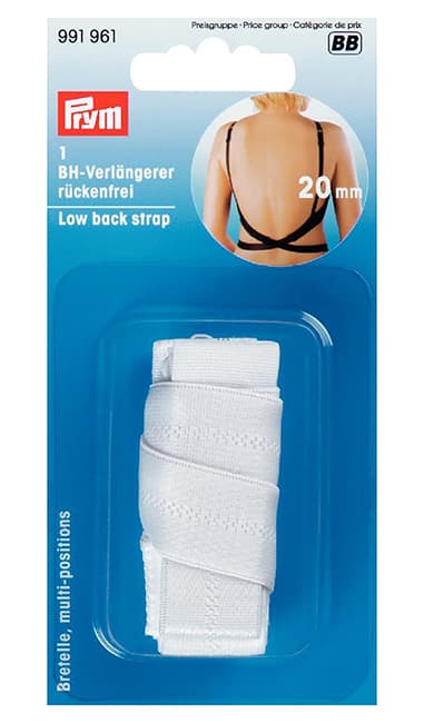 Удлинитель застежки бюстгальтера 1шт, 20мм для открытой спины undefined