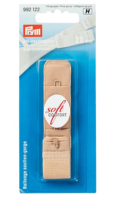 Удлинитель застежки бюстгальтера 20мм (бежевый), 3х1крючок undefined