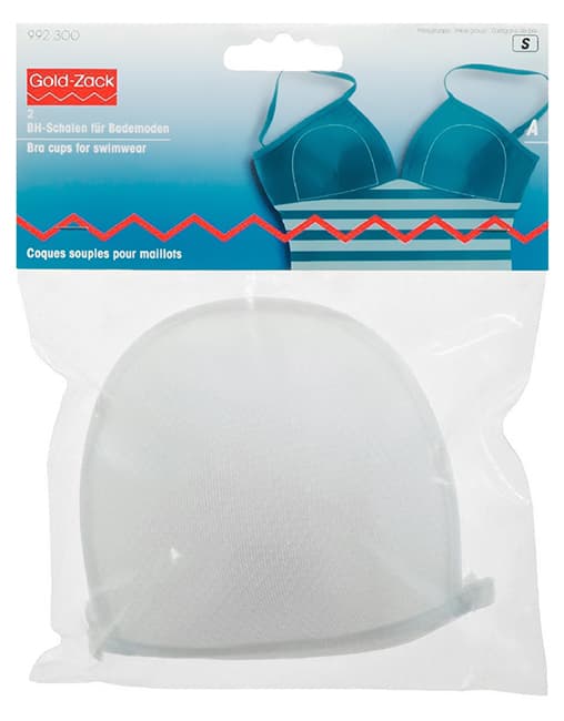 Чашки бюстгальтера для купального костюма  А, белый, пара undefined