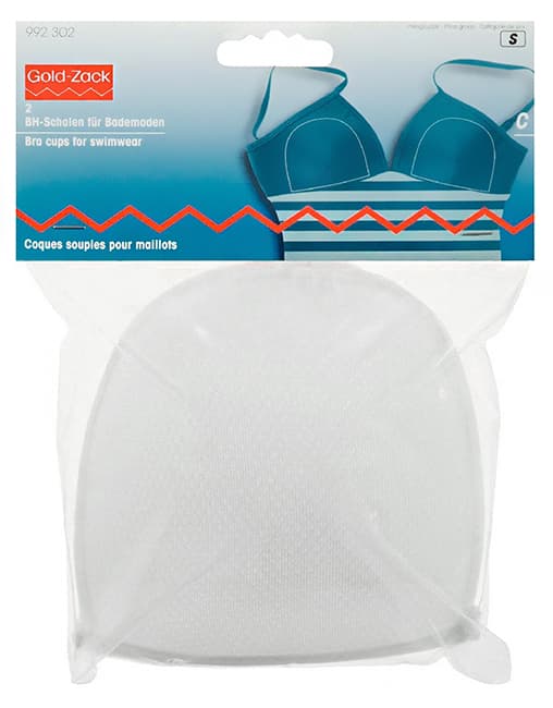 Чашки бюстгальтера для купального костюма  С, белый, пара undefined