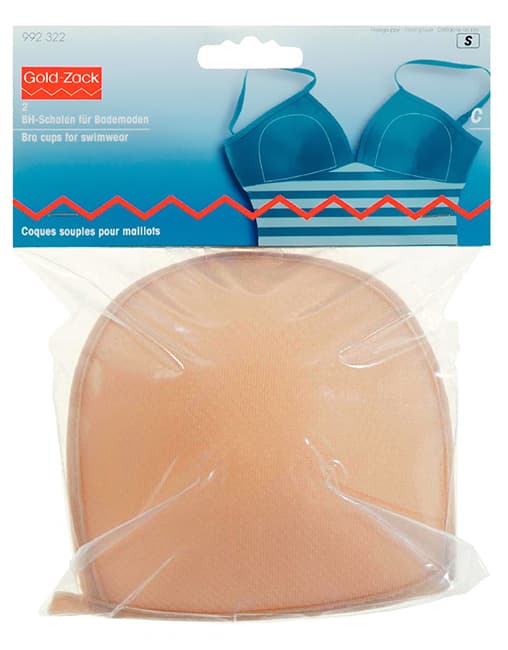 Чашки бюстгальтера для купальника С, телесный, пара undefined