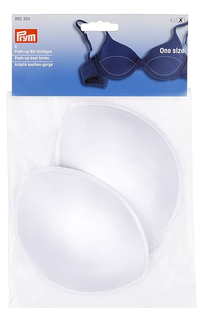 Вкладыши в бюстгальтер пуш-ап, M-L, белый, пара undefined