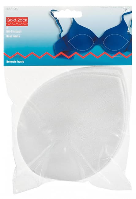 Вкладыши в бюстгальтер пуш-ап, L, белый, пара undefined