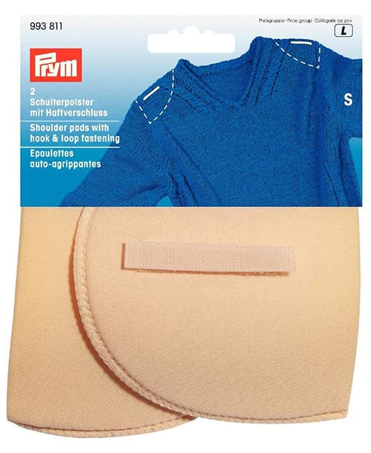 Плечики с липучкой S, 125x100x12мм, кремовый, пара undefined