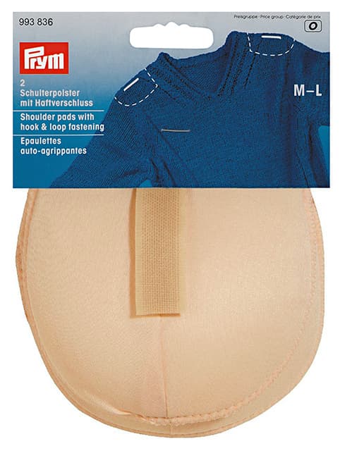 Плечики реглан с липучкой M-L, 115х150х11мм, кремовый, пара undefined