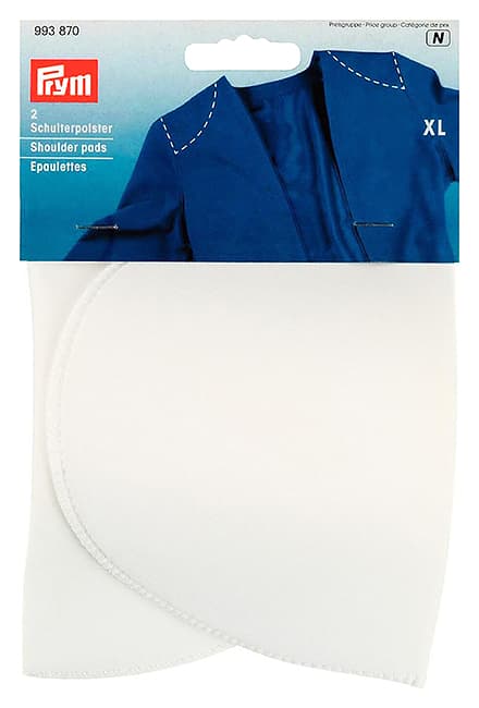 Плечики XL, 185х115х17мм, белый, пара undefined