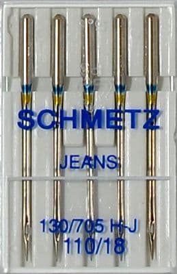 Иглы для джинсы №110 Schmetz 130/705H-J 5 шт undefined