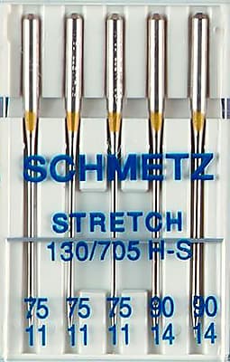 Иглы для эластичных материалов №75-90 Schmetz 130/705H-S 5 шт undefined