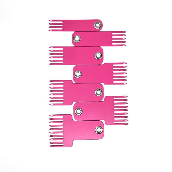 Набор деккеров 4-10 7 шт (4 кл) (металл, розовые с люверсом) LK150/SK860 undefined