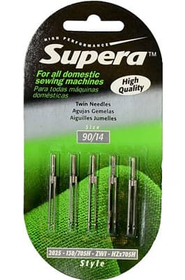 Двойные иглы №3,0/90 Supera 130/705H ZWI (2025) 5 шт undefined