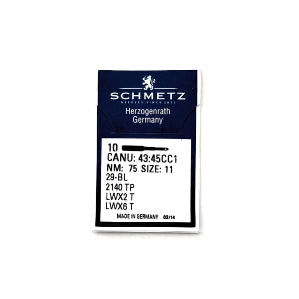 Иглы Schmetz LWx6 T 75/11 для промышленных машин undefined