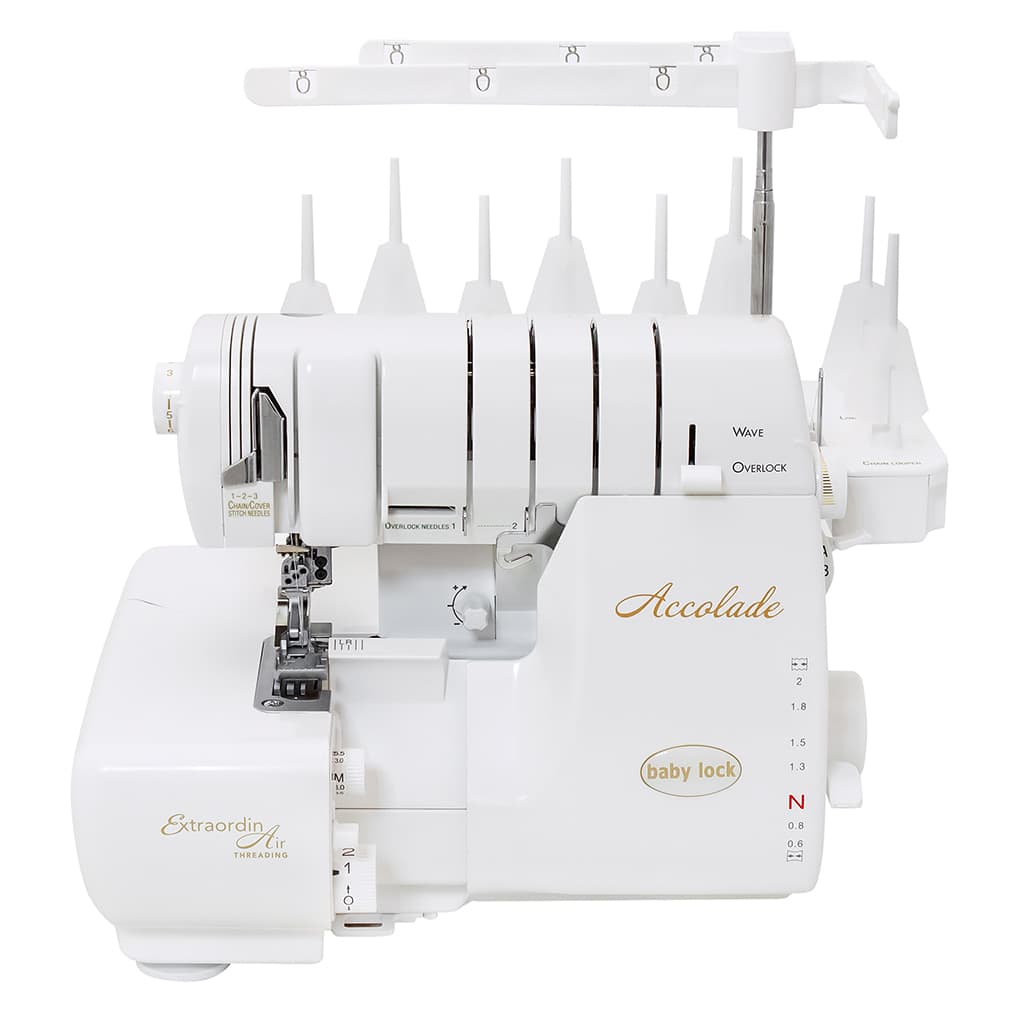 8-ми (4, 3, 2-x) - ниточный оверлок + 3-х игольная 4-х ниточная плоскошовная машина (коверлок) BabyLock Accolade BLS8 - №1
