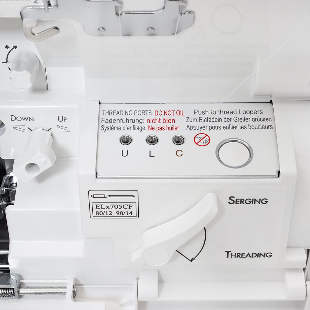 8-ми (4, 3, 2-x) - ниточный оверлок + 3-х игольная 4-х ниточная плоскошовная машина (коверлок) BabyLock Accolade BLS8 - №6