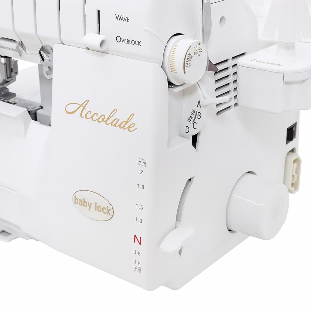 8-ми (4, 3, 2-x) - ниточный оверлок + 3-х игольная 4-х ниточная плоскошовная машина (коверлок) BabyLock Accolade BLS8 - №8