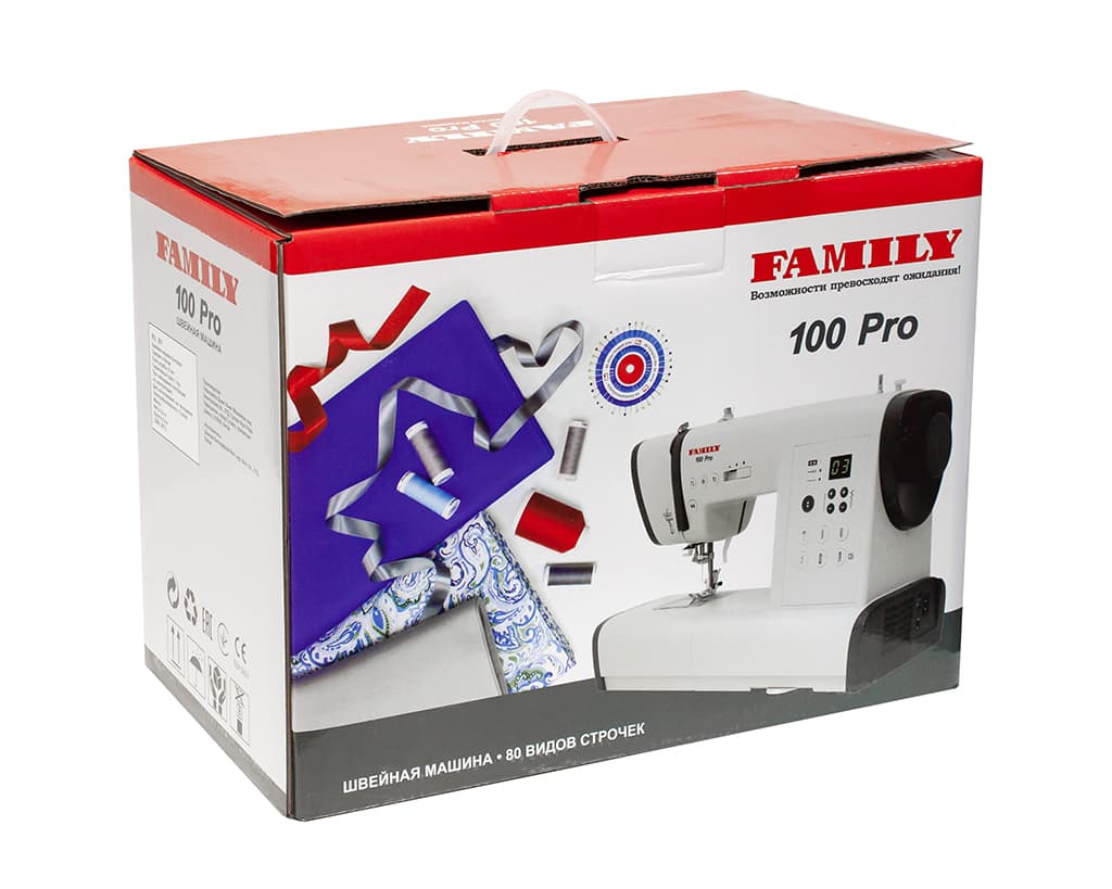 Швейная машина с микропроцессорным управлением Family 100 Pro - №11