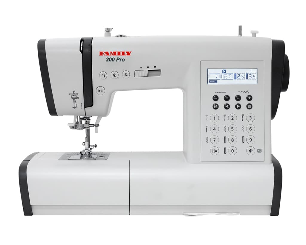 Швейная машина с микропроцессорным управлением Family 200 Pro - №1