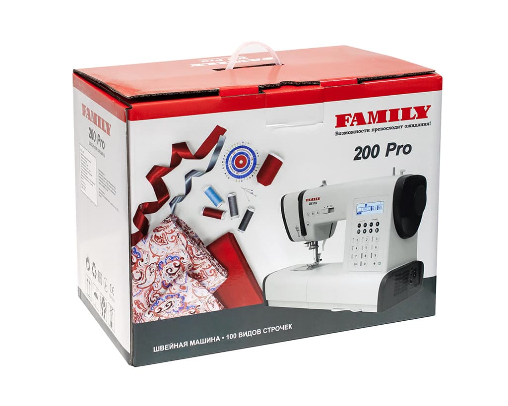 Швейная машина с микропроцессорным управлением Family 200 Pro - №11