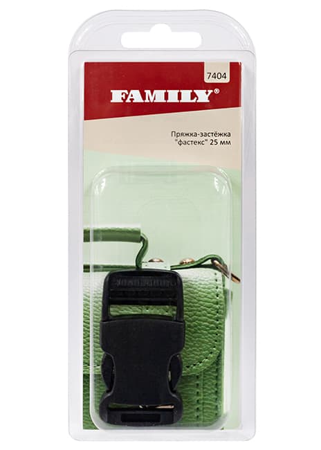 Пряжка-застёжка "фастекс" 25мм, черная undefined