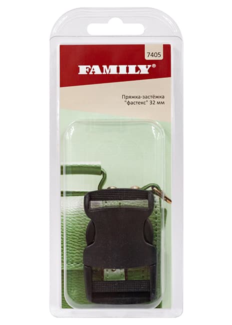 Пряжка-застёжка "фастекс" 32мм, черная undefined
