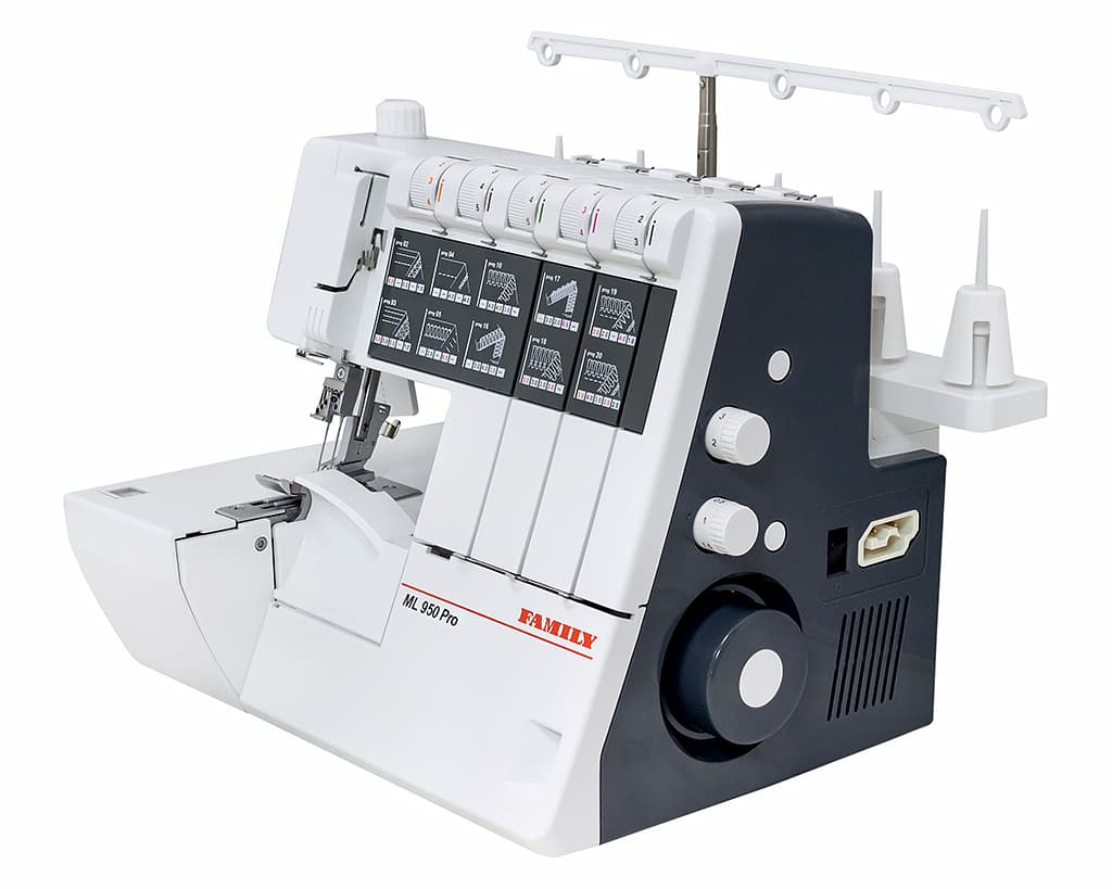 5-ти (4, 3, 2-x) - ниточный оверлок + 3-х игольная 4-х ниточная плоскошовная машина (коверлок) Family ML 950 Pro - №2