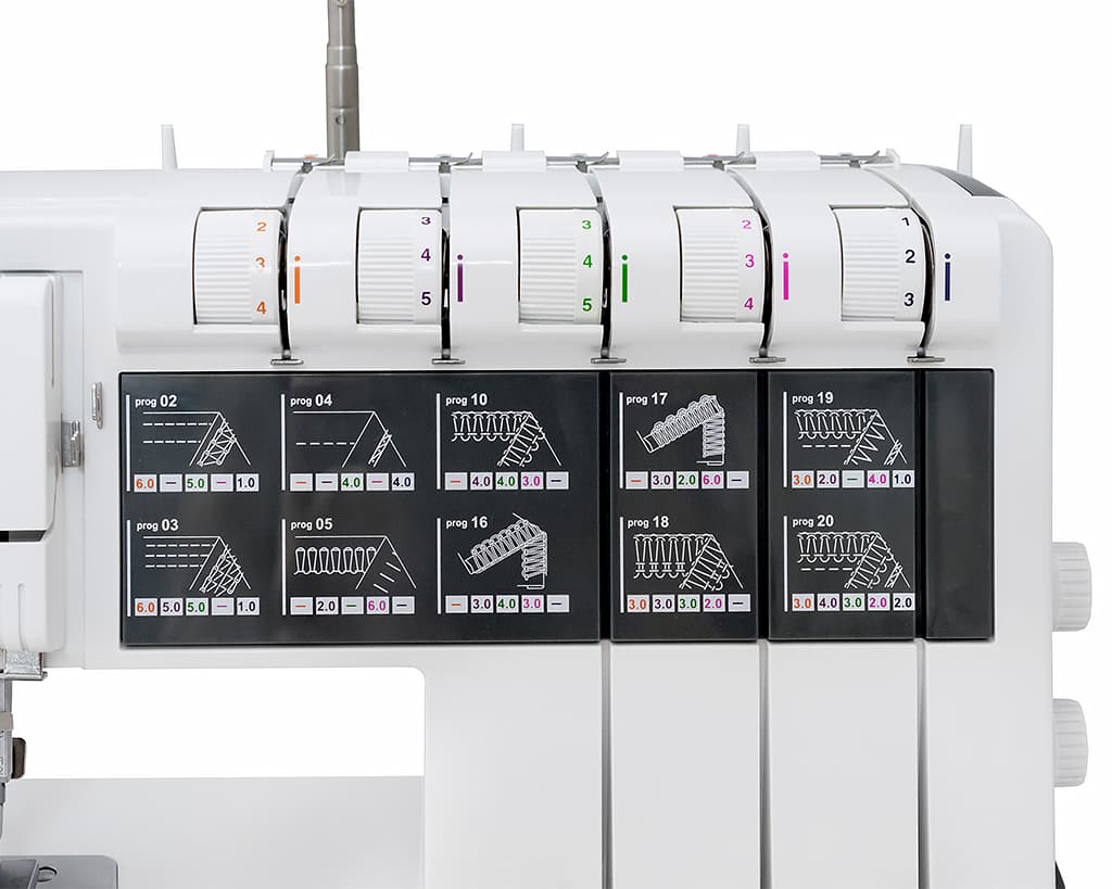 5-ти (4, 3, 2-x) - ниточный оверлок + 3-х игольная 4-х ниточная плоскошовная машина (коверлок) Family ML 950 Pro - №3